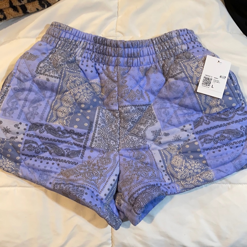Quilted shorts